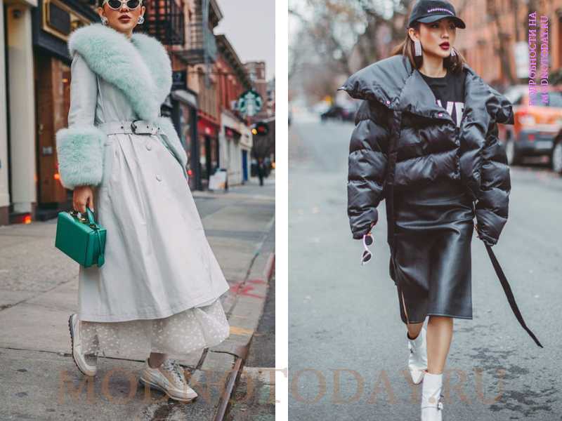 Как носить мини-юбку в холодное время: 6 модных образов-идей