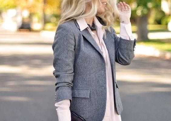 12 примеров с чем носить серый пиджак и жакет и выглядеть на миллион