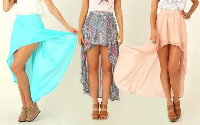 Стильное и модное платье: спереди короче, сзади длиннее. каскадное платье