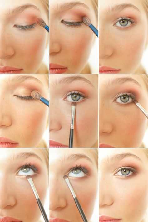 Как создать макияж для голубых глаз в стиле смоки айс
