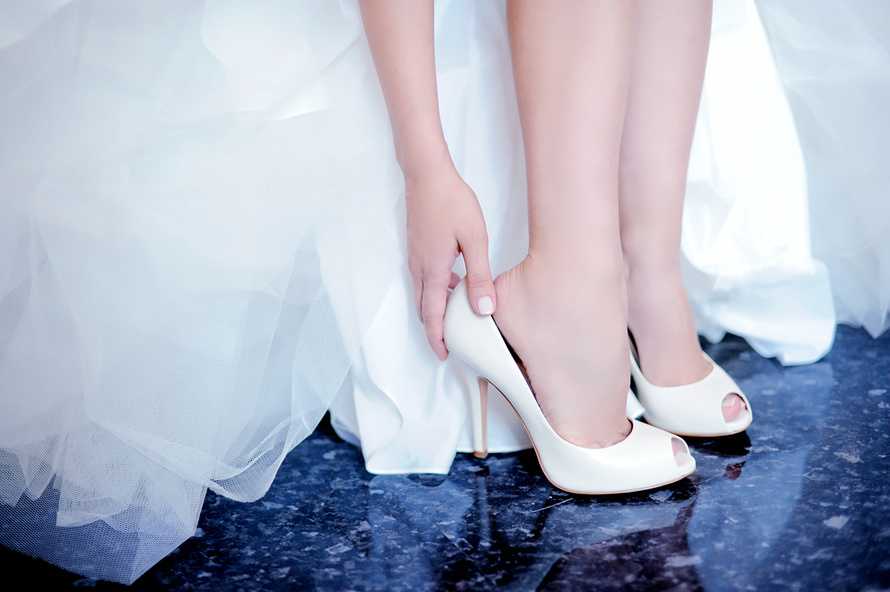 ᐉ свадебные розовые туфли