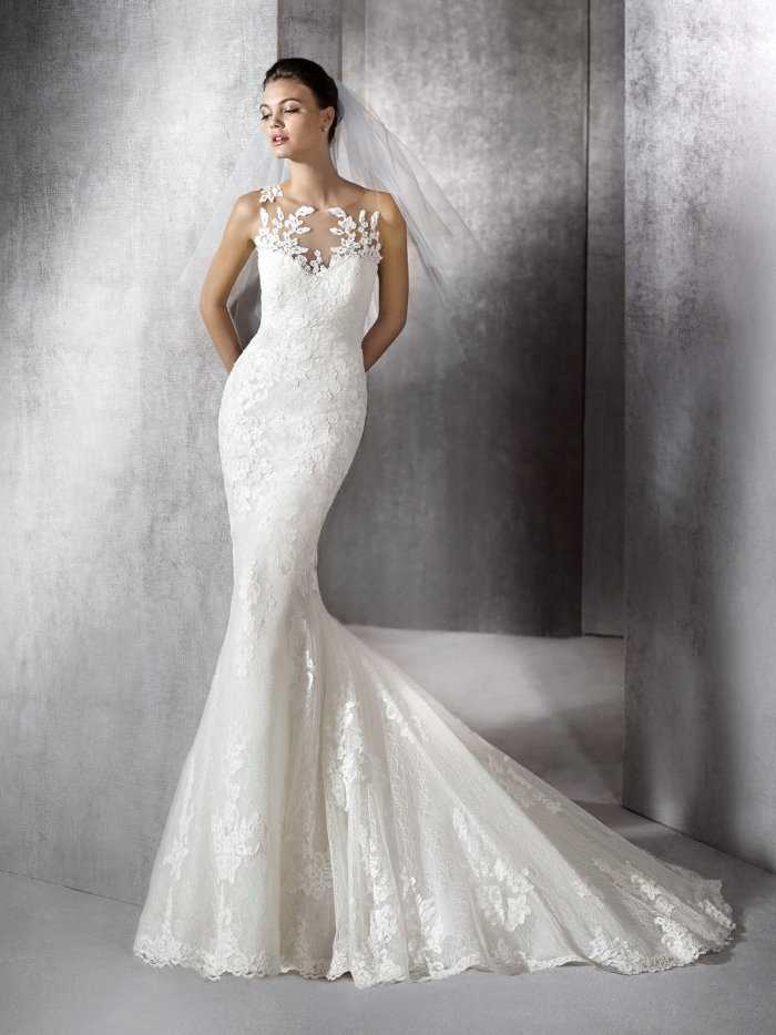 Свадебное платье силуэт «русалка» — наряд для роскошных невест