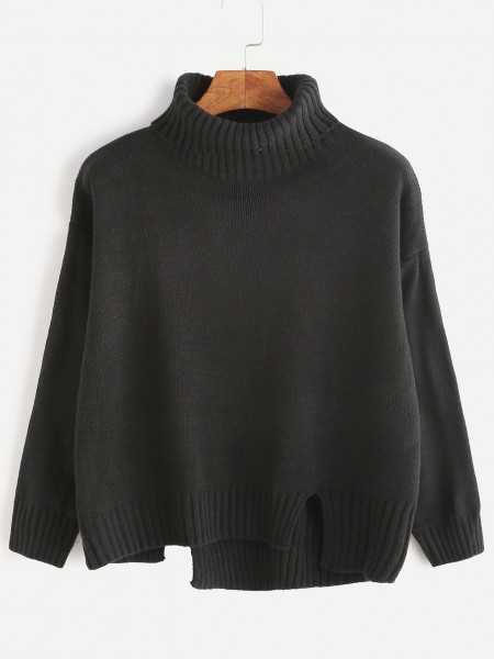 Черные женские свитера — актуальные модели и с чем носить