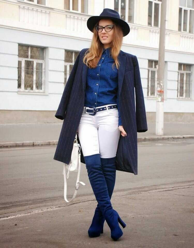 С чем носить синие туфли: на каблуке, бархатные, замшевые и другие модели art-textil.ru