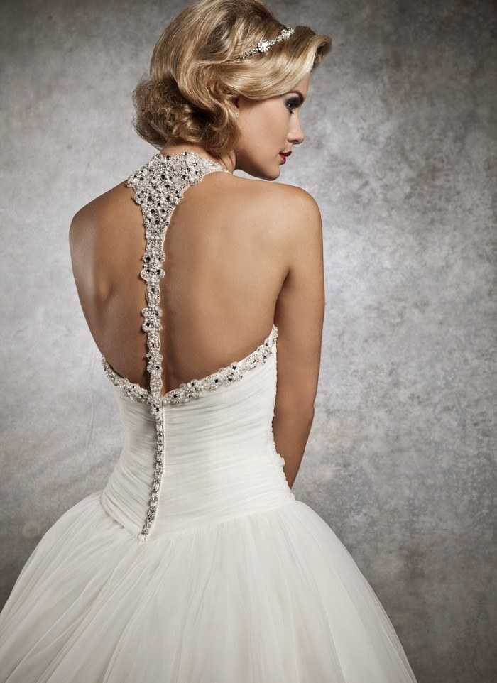 Свадебное платье с открытой спиной — романтичный и чувственный образ - tina valerdi