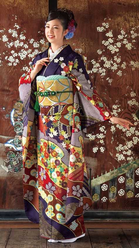 Традиционное японское платье-кимоно, как часть философии