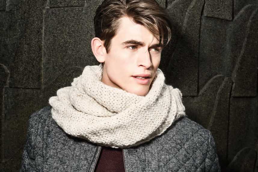 Как связать мужской шарф снуд спицами протектор и капюшон? мужской шарф снуд спицами с описанием: схемы
