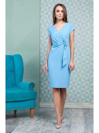 Голубое платье - с чем носить длинные и короткие модели