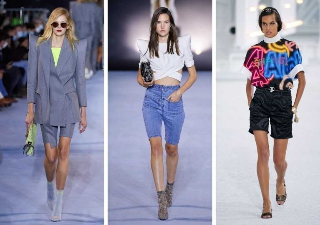 Модные женские шорты 2021 - тренды и новинки (50 фото)