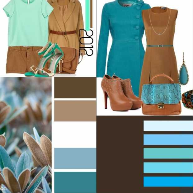 Сочетание голубого и бирюзового в одежде. как правильно подбирать наряд