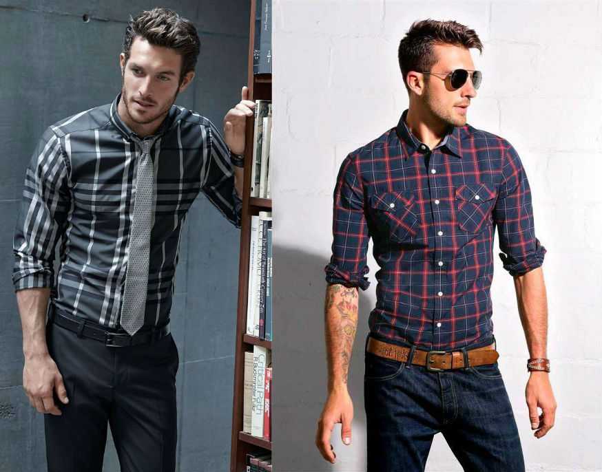 Мужские рубашки в клетку: виды в зависимости от цвета и кто их придумал?