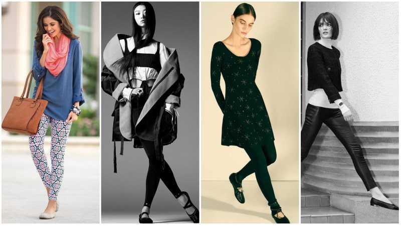 30 стильных образов, с чем носить леггинсы в 2021