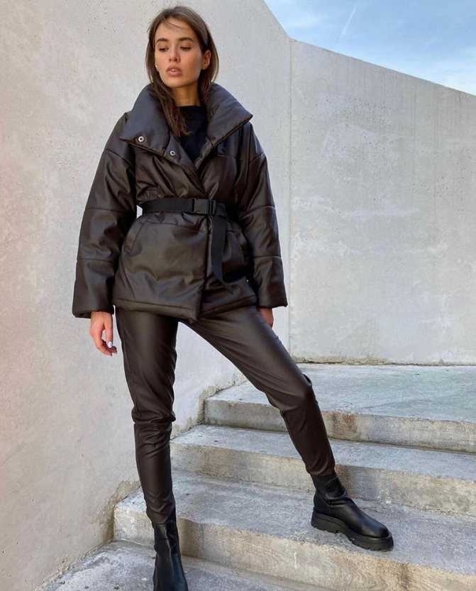 Фасоны модных кожаных курток 2020 года, создание стильного образа