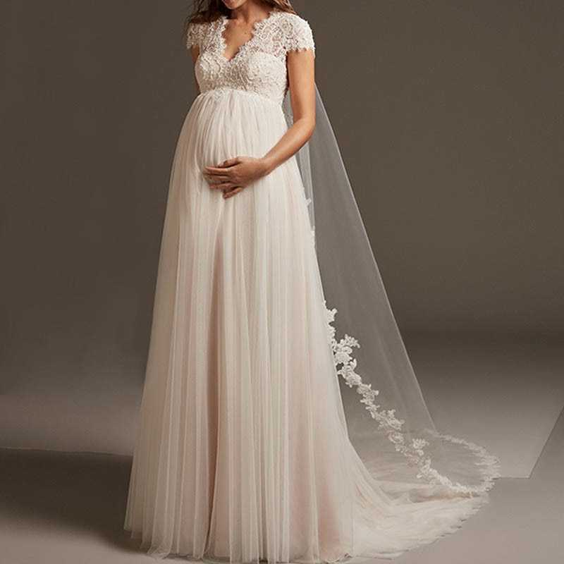 Выбираем свадебное платье для беременной невесты