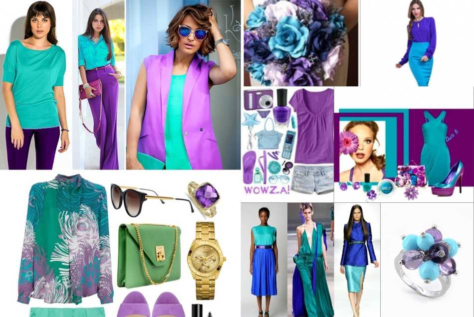 Сочетание бирюзового цвета в одежде - советы по комбинации бирюзового с другими цветами