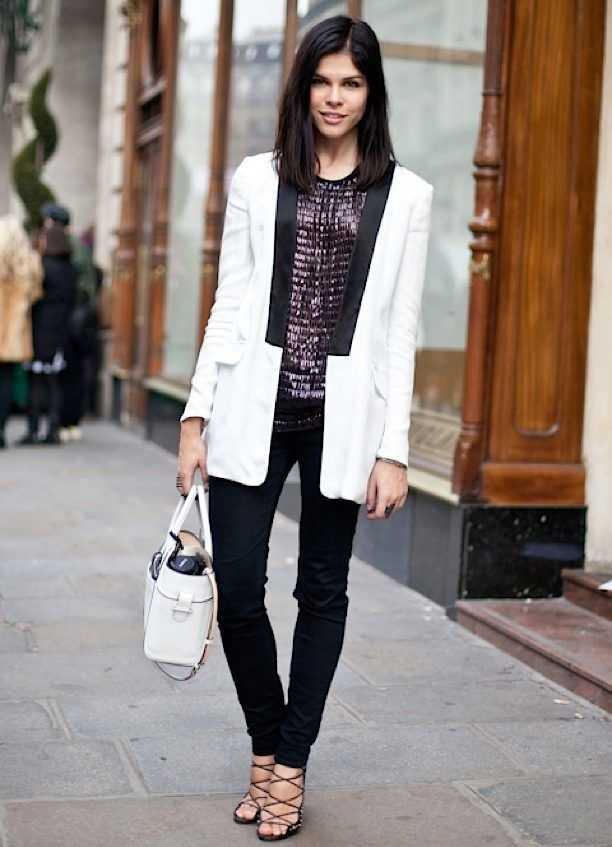 Преимущества белого пиджака, стильные цветовые сочетания