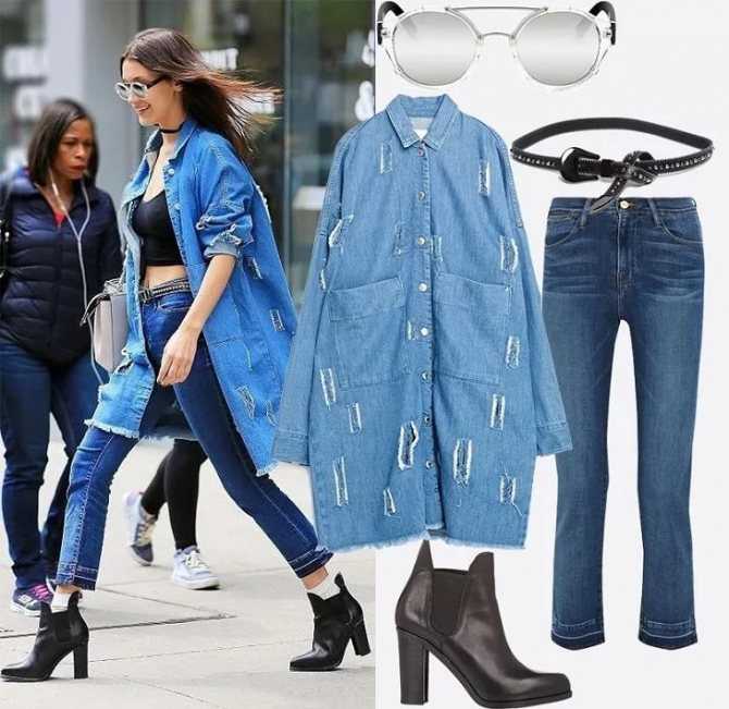 С чем носить и куда надевать женский джинсовый плащ на 2021 год: стильно и красиво!