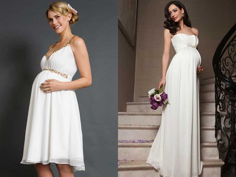 Свадебные платья для беременных (50 фото) — как выбрать лучшее?
