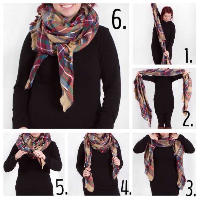 Как красиво завязывать шарф и палантин? способы завязывания шарфов на шее и на голове