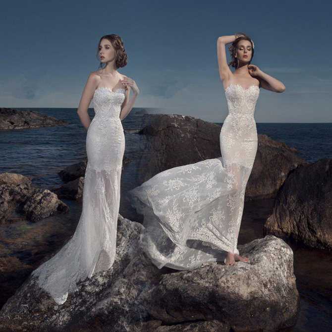Модное платье-русалка: вечерние и свадебные фасоны, 50+ фото