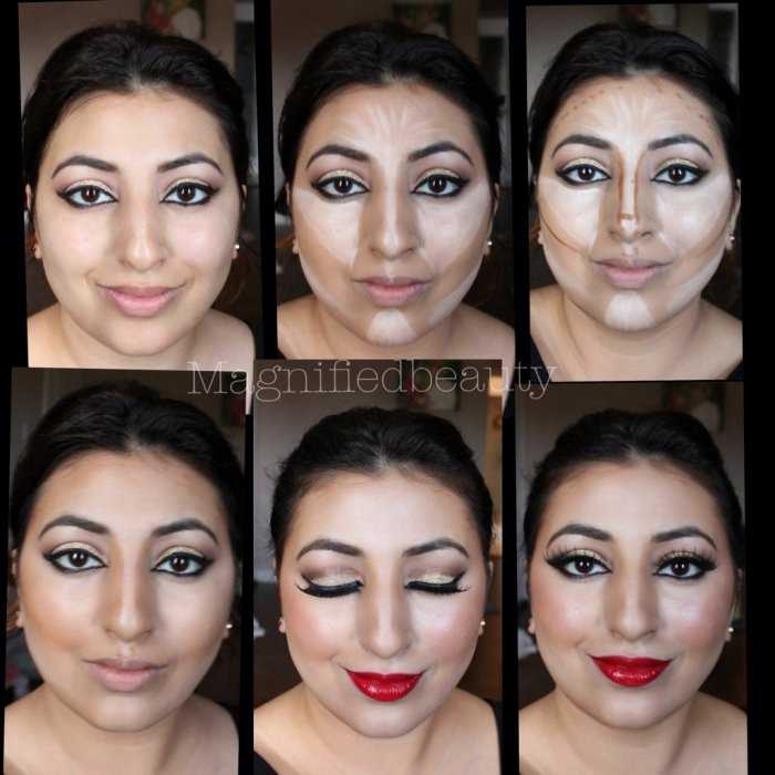 Как сделать макияж для полного лица?