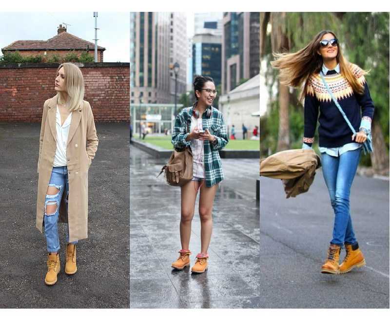 С чем носить тимберленды девушкам – правила составления модных образов
