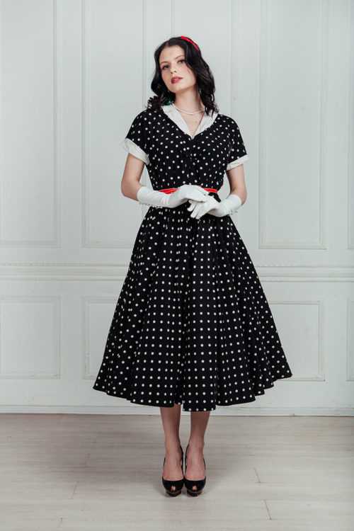 Платье в стиле 50-х: фото-идеи умопомрачительного образа