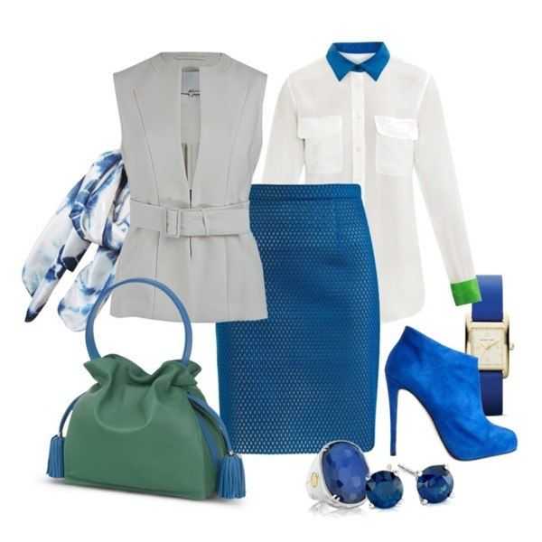Синяя юбка: с чем носить, фото модных сочетаний
синяя юбка: как модно сочетать — modnayadama