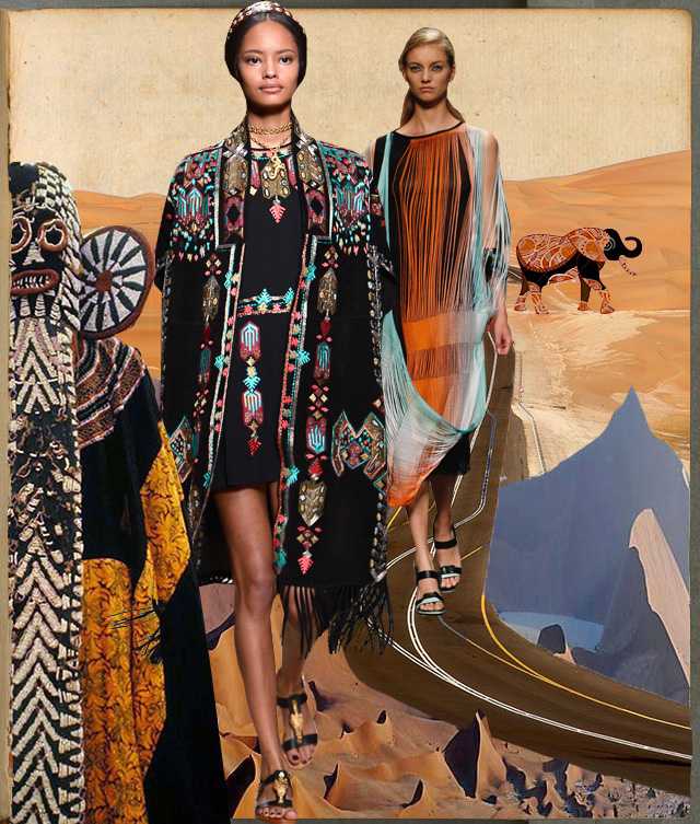 Экзотическая роскошь и колоритные мотивы африканского стиля в одежде