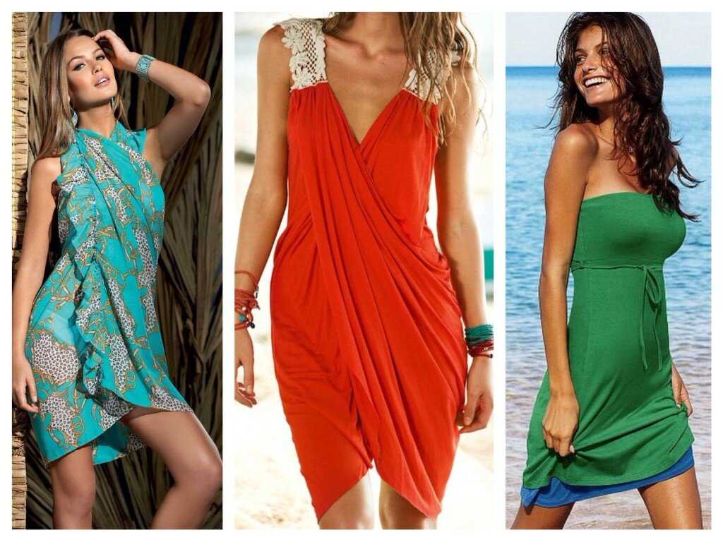 Популярные фасоны пляжных платьев, выбор с учетом фигуры