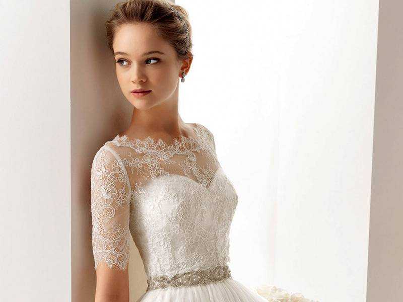 Кружевные свадебные платья — модные фасоны и сложность узоров + 90 фото