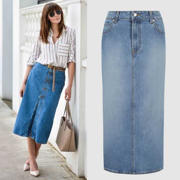С чем носить джинсовую юбку: модные идеи для настоящей модницы