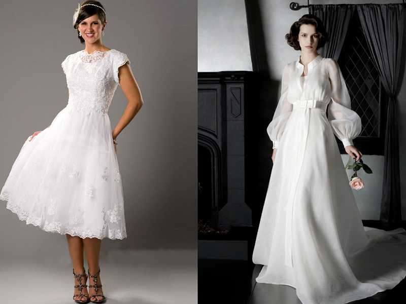 Свадебные платья закрытого типа: особенности, выбор стильного фасона