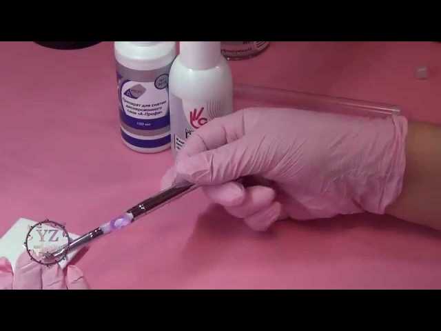 Натуральные художественные кисти как инструмент для маникюрного и педикюрного покрытия ногтей