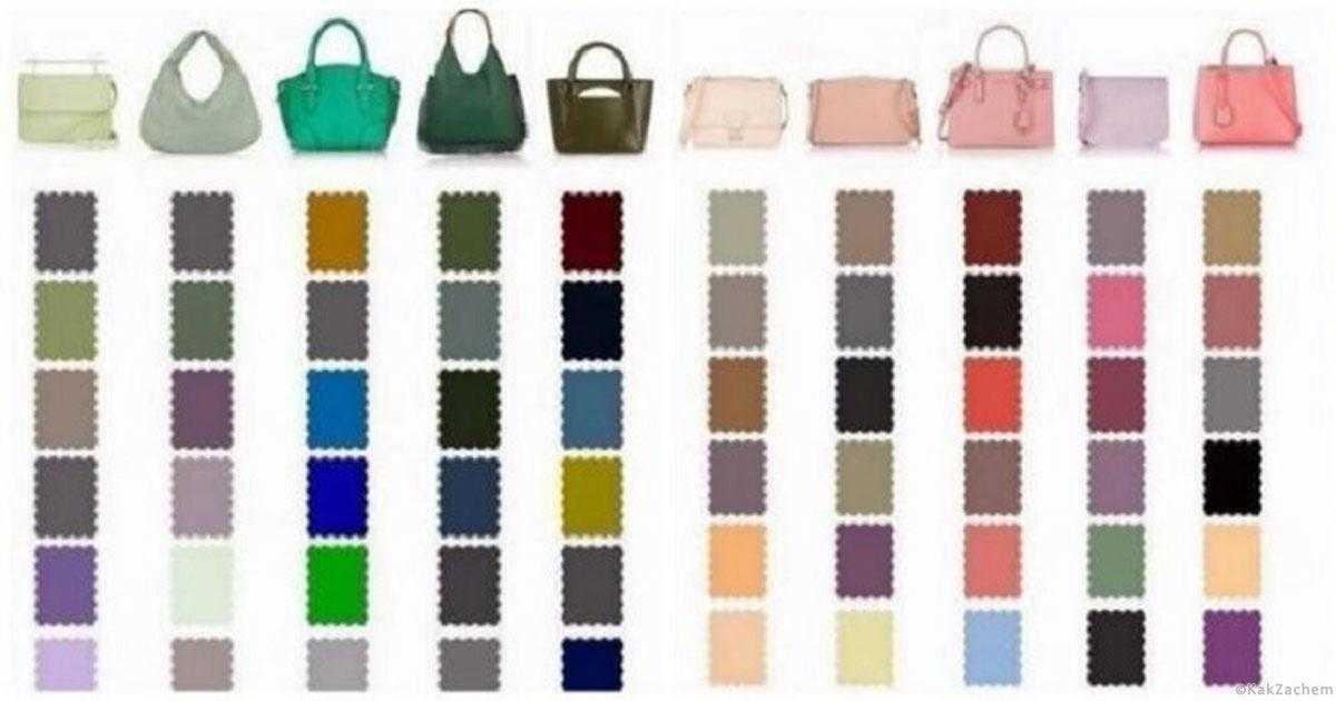 Как выбрать женскую сумку по цвету, одежде, фигуре, материалу
