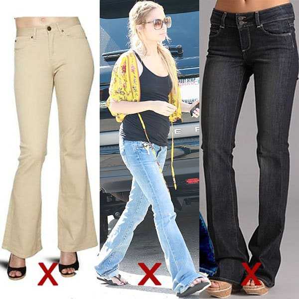 Особенности джинсы клеш, причины популярности