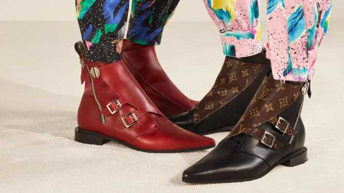 С чем носить бордовые ботинки и туфли – 55 удачных примеров
