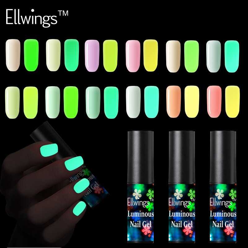 Светящийся лак для ногтей: флуоресцентный, фосфорный, неоновый и другие