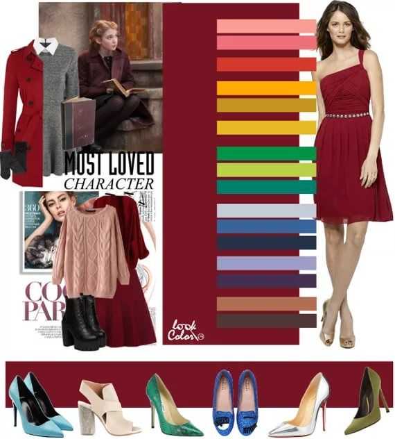 Роскошное сочетание бордо с модными оттенками: 20 элегантных образов - zhurnal-lady.com