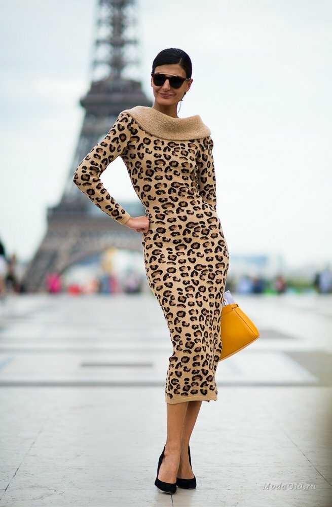 Не нужно бояться надевать леопардовую юбку, просто надо умело ее комбинировать