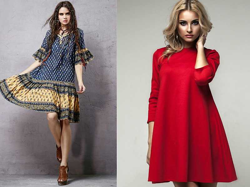 Модное широкое платье 2021-2022: фото, тренды, новинки, фасоны