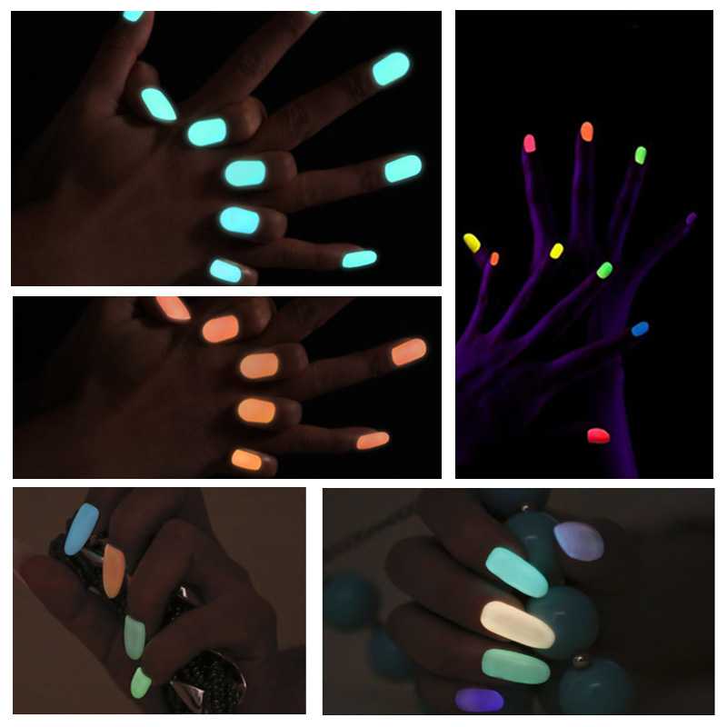 Люминесцентные лаки для ногтей открывают огромный простор для экспериментов Можно пробовать разные дизайны и цвета, а потом оценивать, как выглядят руки в темноте, и восхищаться