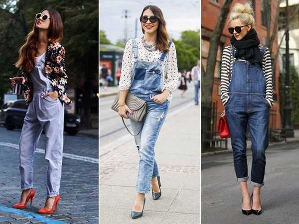 С чем носят комбинезоны женские джинсовые – вариации, нюансы выбора, идеи для сочетания