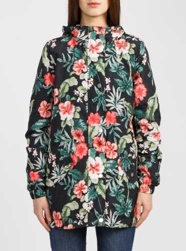 Куртка с цветочным принтом весеннее очарование в образе