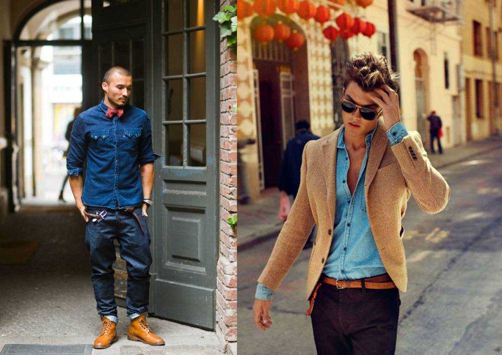 С чем носить джинсовую рубашку – образы с фото от стилиста