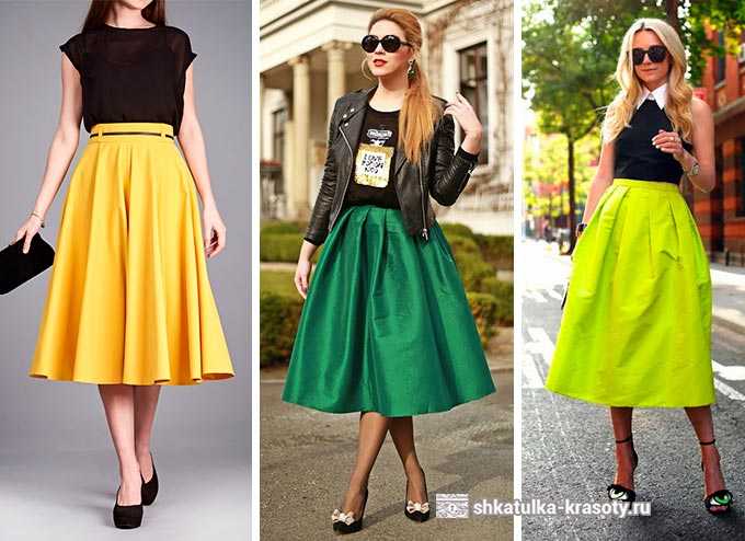 Кожаная юбка-солнце сочетается с практически любым верхом и обувью Она подходит для всех сезонов Особенности и преимущества таких моделей