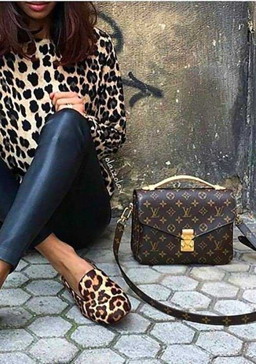 Леопардовые туфли: 26 фото, с чем носить