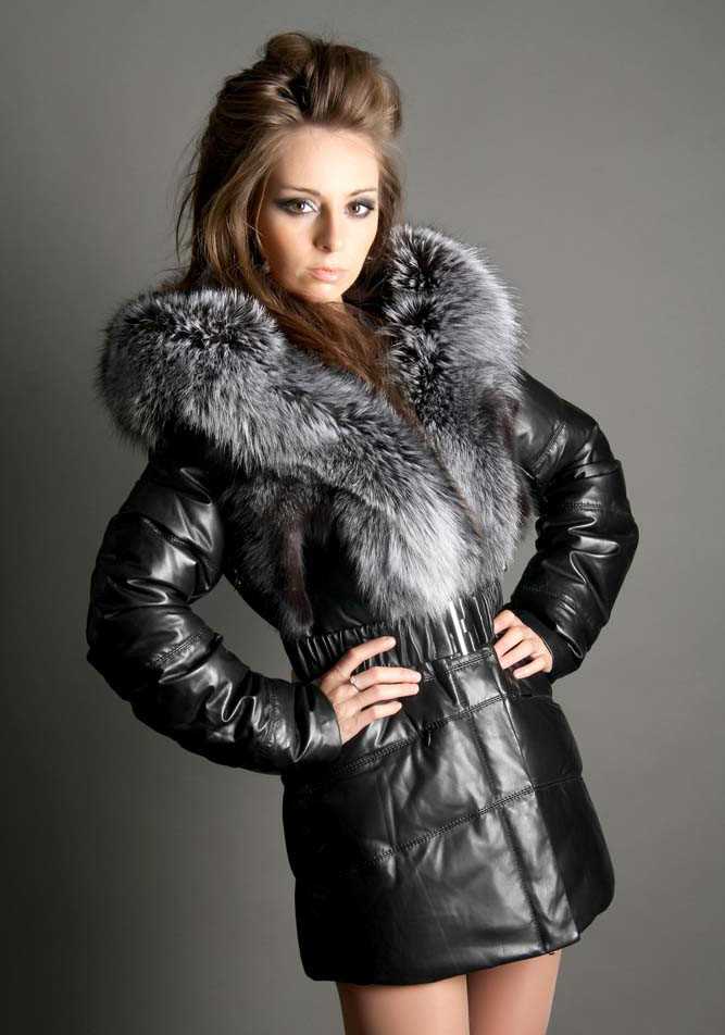Зимние меховые женские куртки