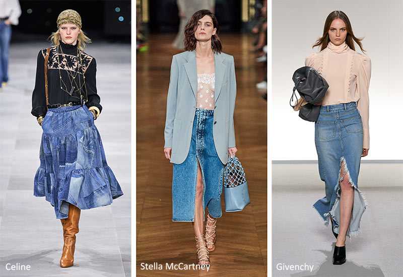 Модные джинсовые юбки 2021-2022 – свежие новинки и тренды сезона