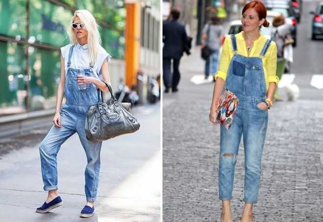 С чем носить джинсовые комбинезоны: 25 модных образов 2021 fashionme